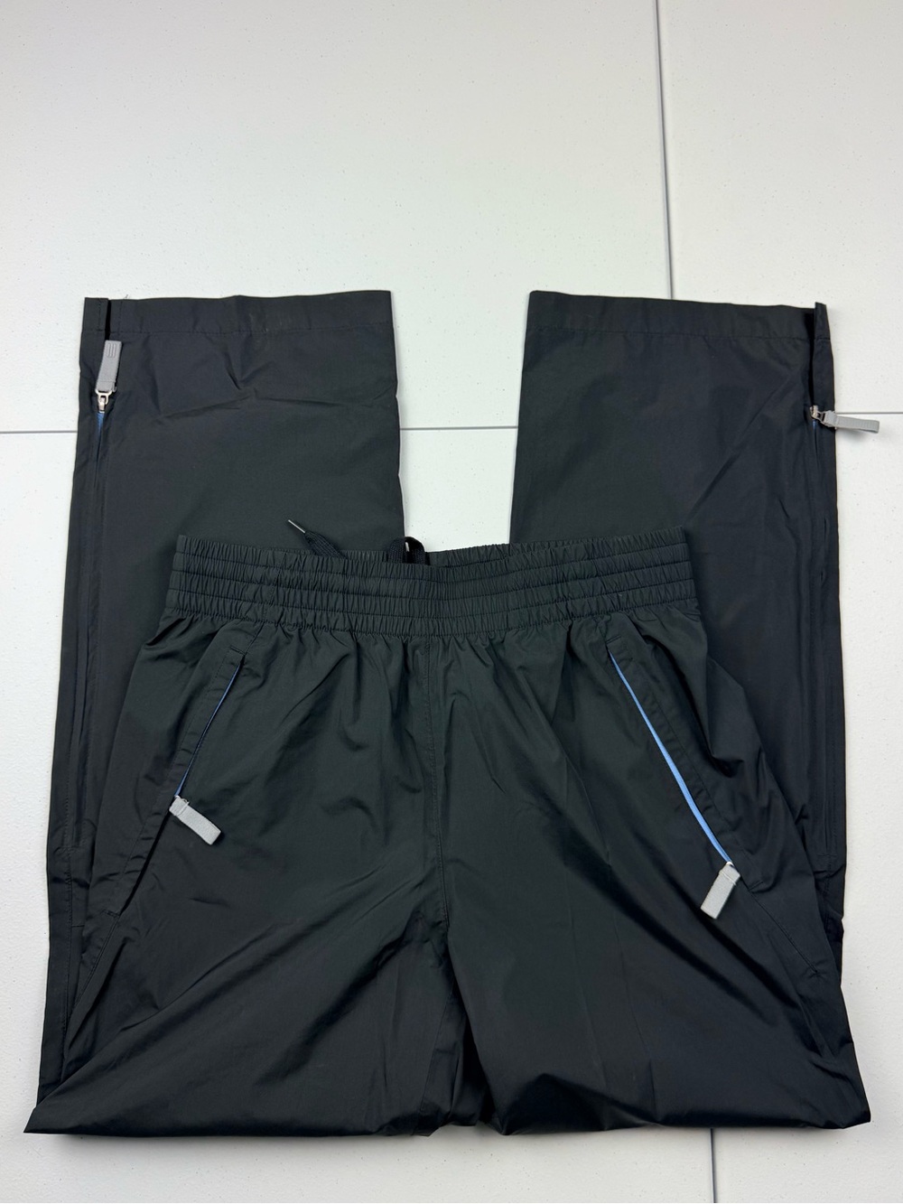Adidas clima proof Black Athletic Track Pants with Reflective Trim